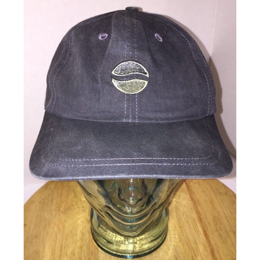 VINTAGE Pepsi Symbol Next Generation 90's Hat Cap Gray Buckleback